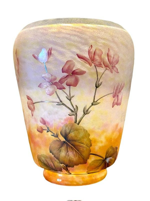 Daum Nancy Vase "Lunaires