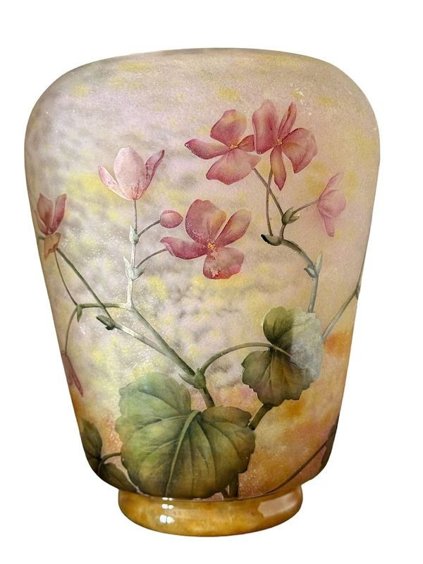 Daum Nancy Vase "Lunaires