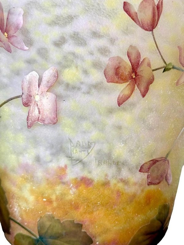 Daum Nancy Vase "Lunaires
