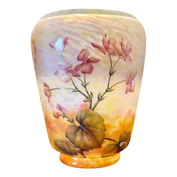 Daum Nancy Vase "Lunaires