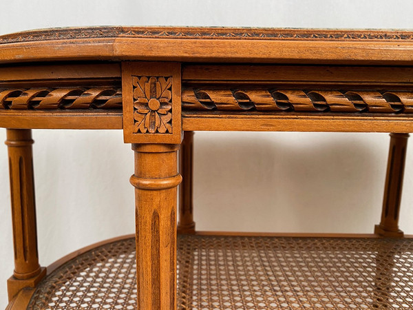 Louis XVI three-shelf sideboard, circa 1900