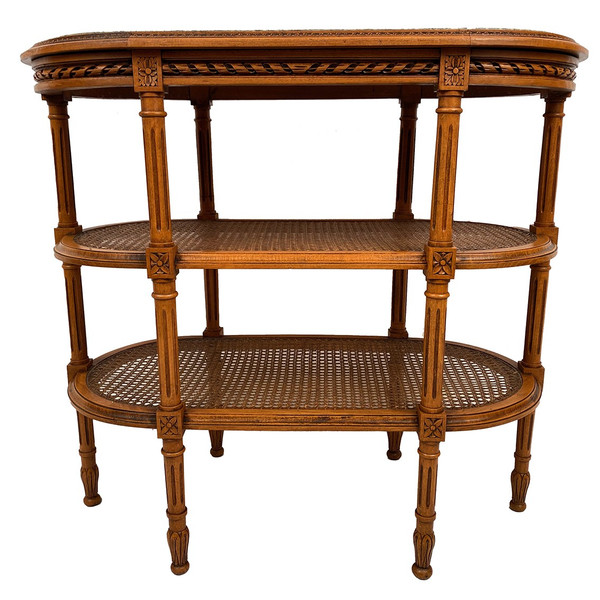 Louis XVI three-shelf sideboard, circa 1900