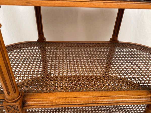 Louis XVI three-shelf sideboard, circa 1900