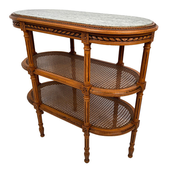 Louis XVI three-shelf sideboard, circa 1900