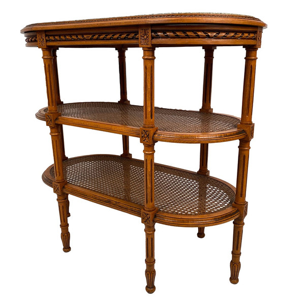 Louis XVI three-shelf sideboard, circa 1900