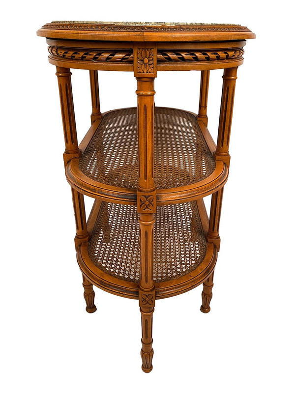 Louis XVI three-shelf sideboard, circa 1900