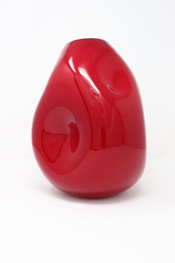 Vase Vintage En Verre d'Art De Murano, Italie, 1970s