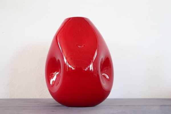 Vase Vintage En Verre d'Art De Murano, Italie, 1970s