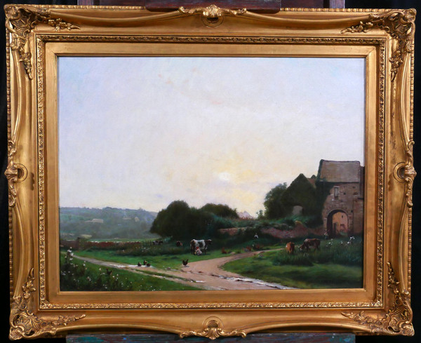 Victor Jacques RENAULT DES GRAVIERS 1816-1904 Landschaft, impressionistische Malerei