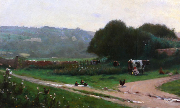 Victor Jacques RENAULT DES GRAVIERS 1816-1904 Landschaft, impressionistische Malerei