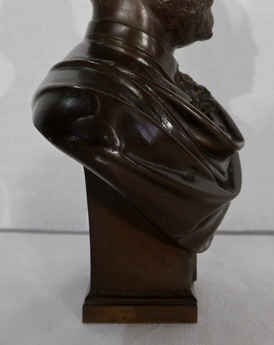 Bronze Bust " The Count of Chambord " by J-L Véray - End of XIXth century