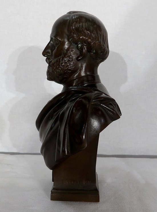 Bronze Bust " The Count of Chambord " by J-L Véray - End of XIXth century
