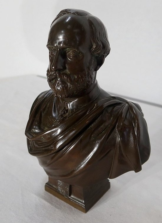 Bronze Bust " The Count of Chambord " by J-L Véray - End of XIXth century