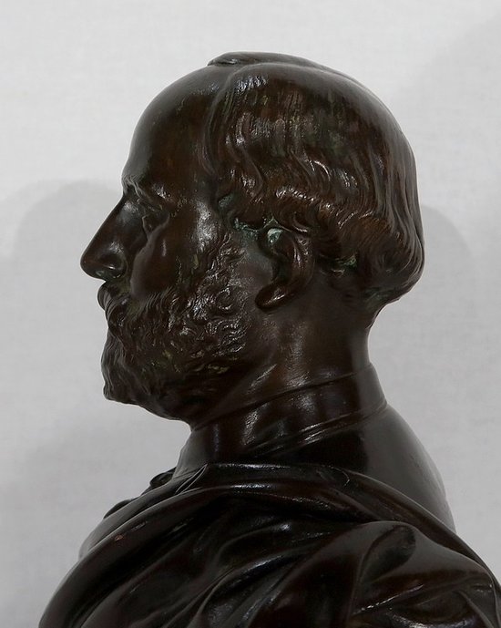 Bronze Bust " The Count of Chambord " by J-L Véray - End of XIXth century