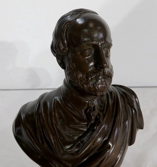 Bronze Bust " The Count of Chambord " by J-L Véray - End of XIXth century