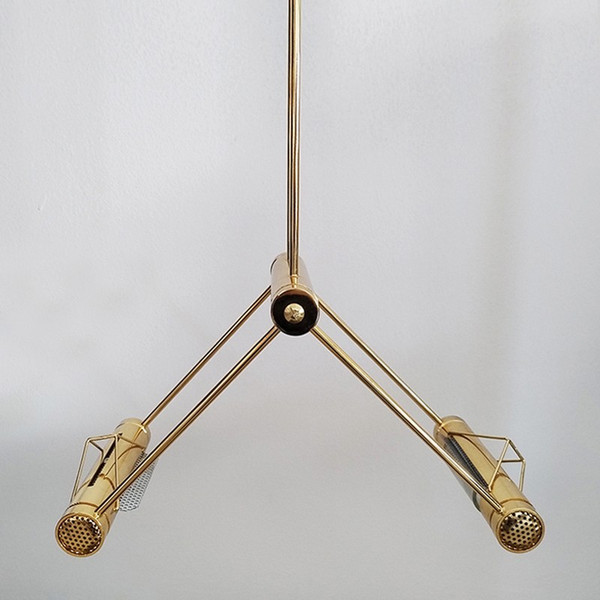 1970s Brass Pendant Lamp by Cattaneo with Halogen Lights 