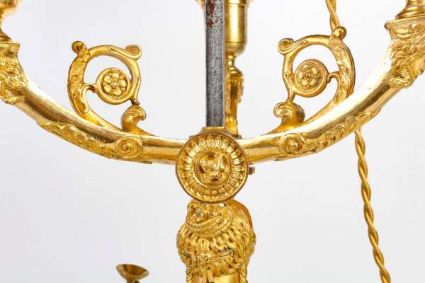Lampada Bouillotte di epoca impero