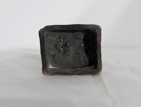 Bronzo "Il piccolo fumatore" di J. Schmidt-Felling - seconda metà del 19° secolo