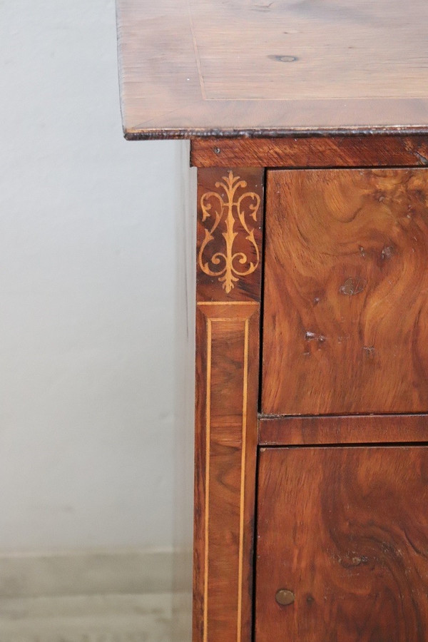 Commode italienne ancienne, fin du 19e siècle 