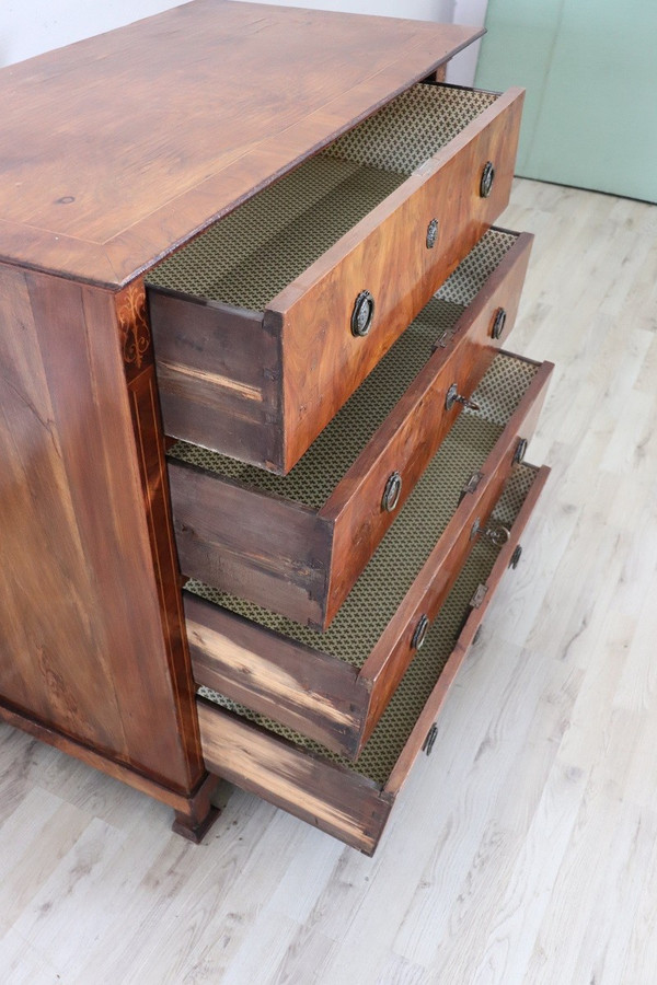 Commode italienne ancienne, fin du 19e siècle 