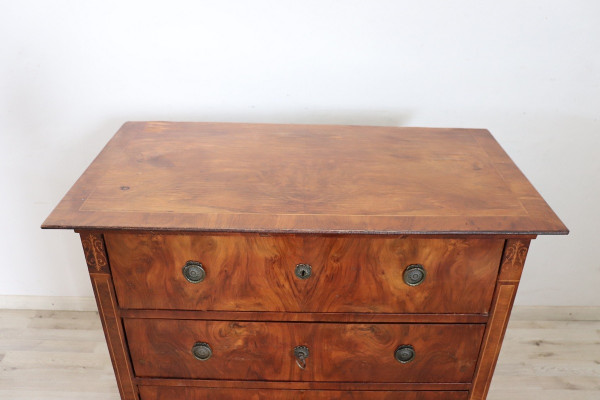 Commode italienne ancienne, fin du 19e siècle 