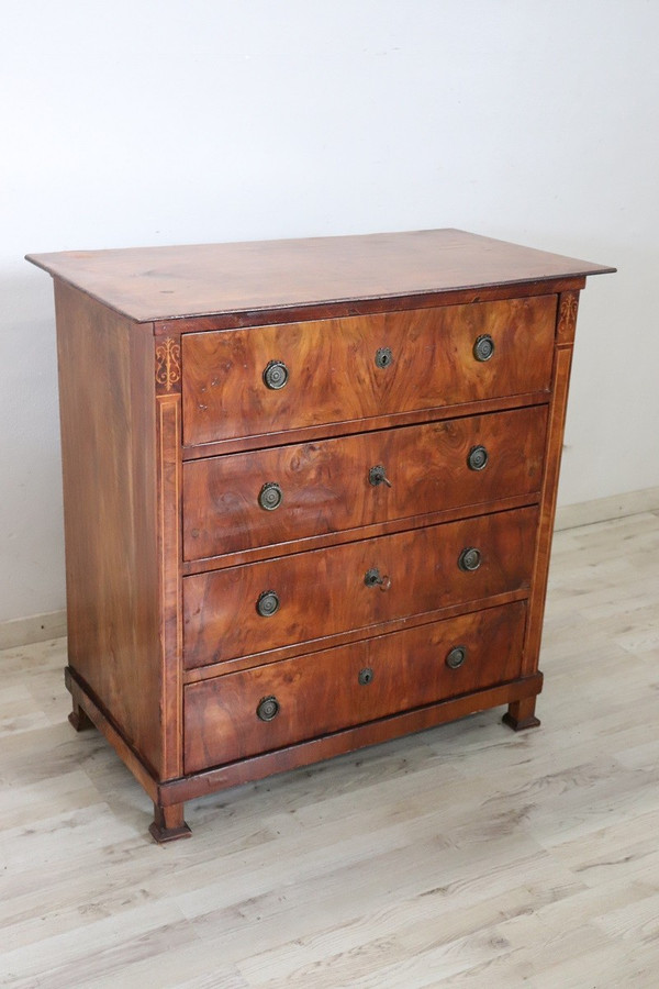 Commode italienne ancienne, fin du 19e siècle 