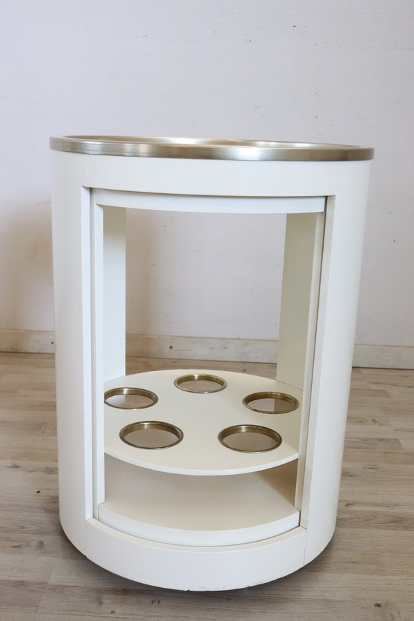 Raro Carrello da Bar di Design Italiano degli Anni '60 