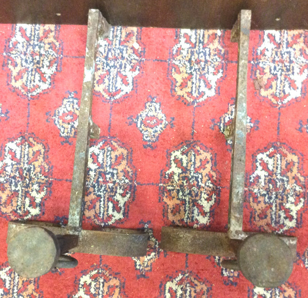 Pair of andirons 
