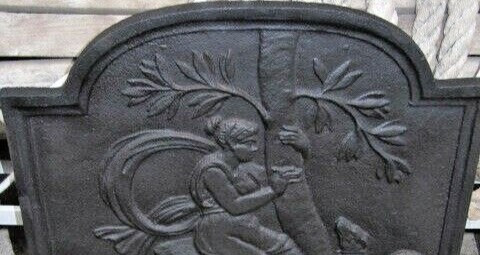 Plaque ancienne de cheminée 