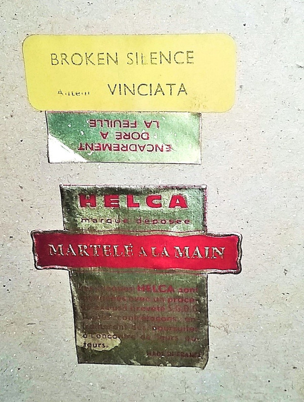 Gemälde Porträt einer Frau „Broken Silence“ signiert VINCIATA für Joseph Wallace King (1911-1996).