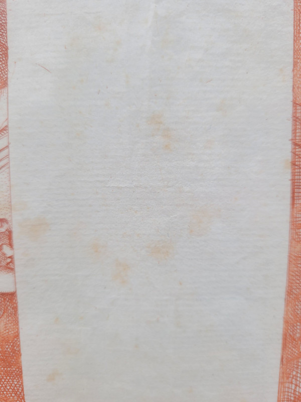 Paire de gravures à la manière des sanguines 