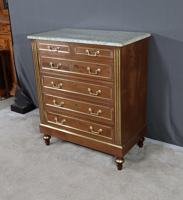 Petite commode en acajou de style Louis XVI 
