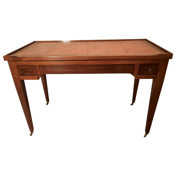 Mahogany tric-trac games table from the Restoration period.