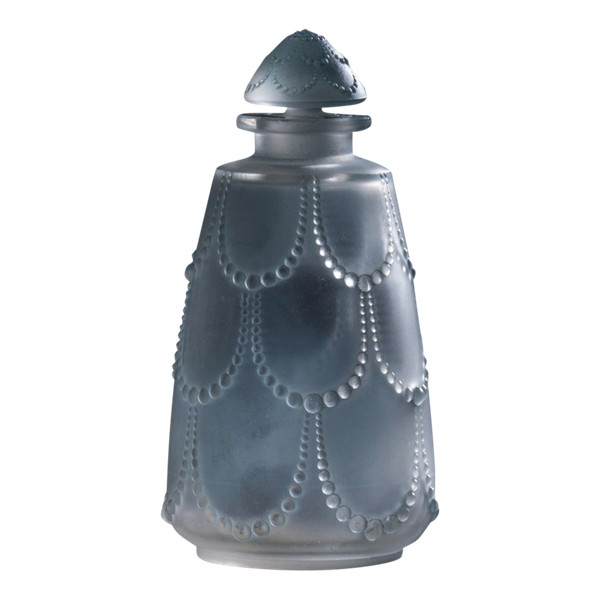 FLACONE DI PROFUMO N° 3 SET DA TOILETTE "PERLES" (1926) di RENE LALIQUE (1860-1945):