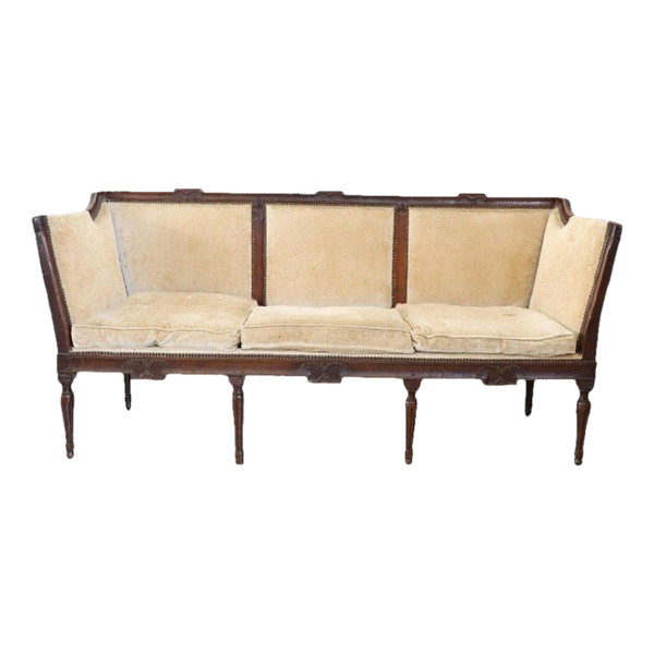 Italian Antique Settee from the Louis XVI Period 