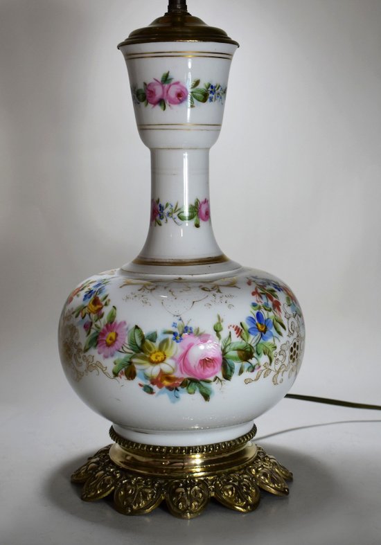 Porcelain Lamp From Paris. XIX th century