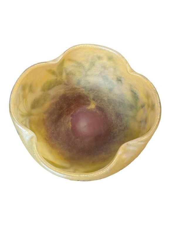 Coppa quadrilobata Daum Nancy "Fiori di melo"