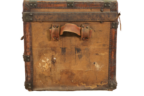 Ancienne Malle de Voyage, Fabriquée par la Société Gautier à Bordeaux Dans les Années 1900 