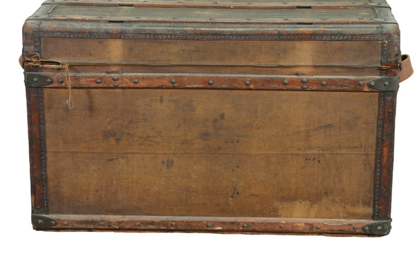 Ancienne Malle de Voyage, Fabriquée par la Société Gautier à Bordeaux Dans les Années 1900 