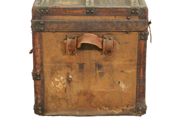 Ancienne Malle de Voyage, Fabriquée par la Société Gautier à Bordeaux Dans les Années 1900 