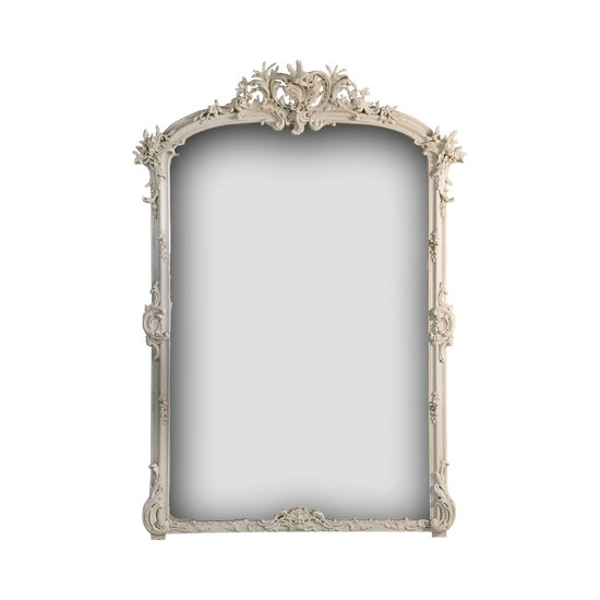 Grand miroir de style Louis XV rocaille