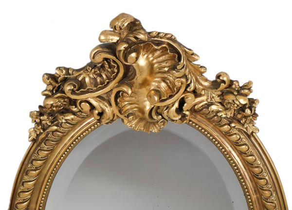 Specchio ovale epoca Napoleone III 