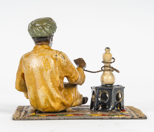 Scultura orientalista in policromia Regola del XX secolo
