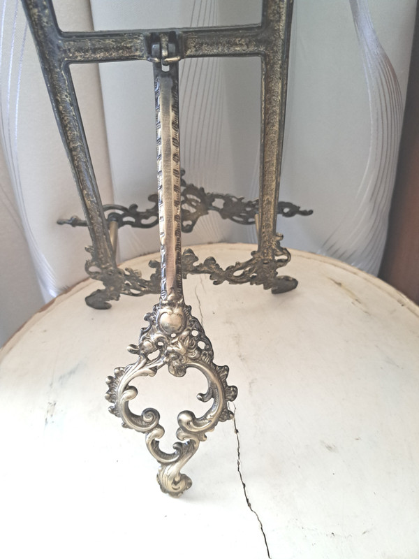 Ancien Support pour Cadre en bronze style Louis XV