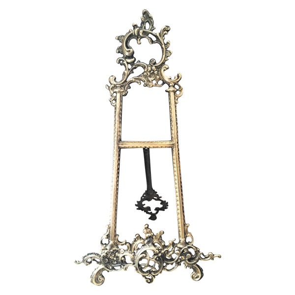 Ancien Support pour Cadre en bronze style Louis XV