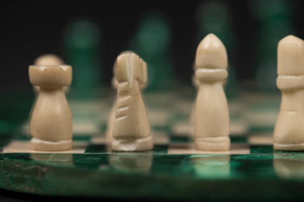 Malachite and Marble Chess Set: A Symbol of Luxury and Refinement 
