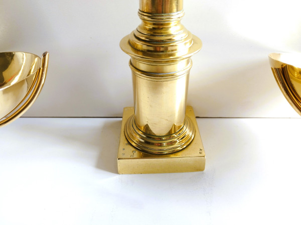Petite balance en bronze et laiton 