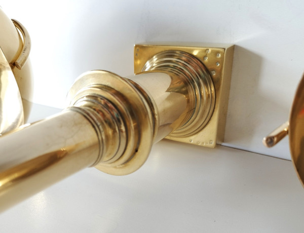 Petite balance en bronze et laiton 