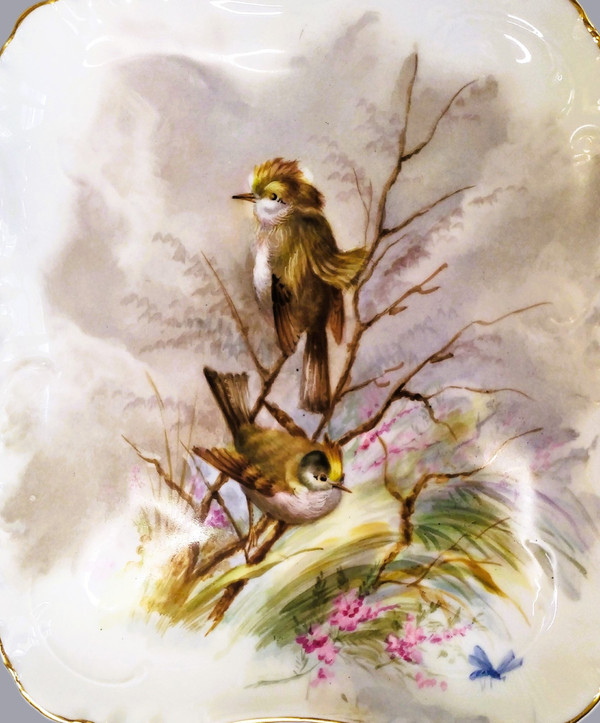 Coupe en porcelaine par Haviland, circa 1891 Limoges 