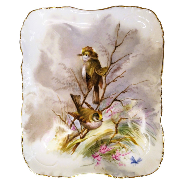 Coupe en porcelaine par Haviland, circa 1891 Limoges 